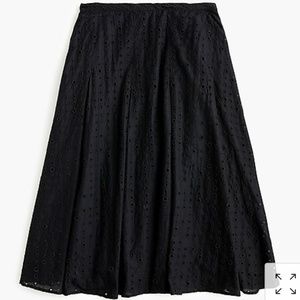 J.crew all over eyelet midi